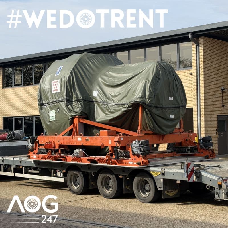 Latest Trent 700 engine purchase arrives at our UK facility