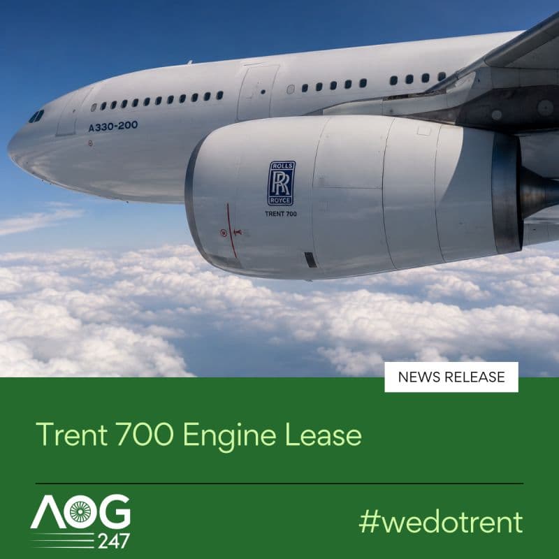 Successful lease placement of another Trent 772B engine