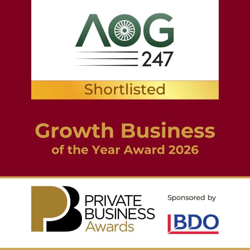 AOG-247 shortlisted at the Private Business Awards 2026