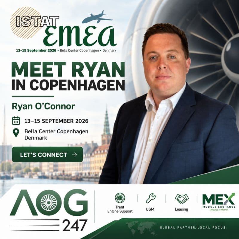 AOG-247 heading to ISTAT EMEA in Copenhagen