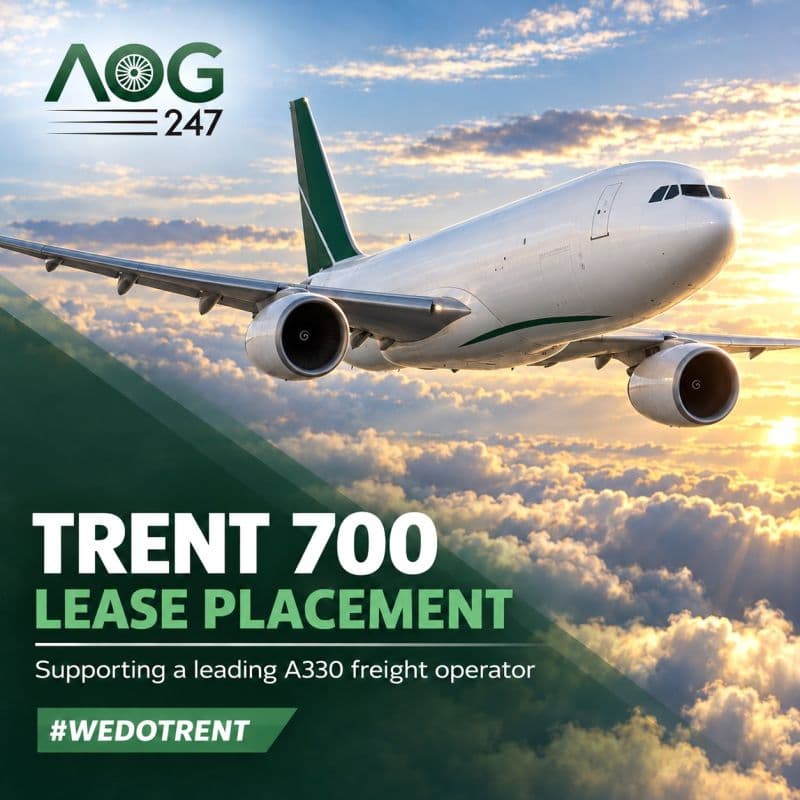 Another Trent 700 engine placed on lease