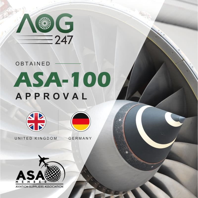 AOG-247 achieves ASA-100 quality approval